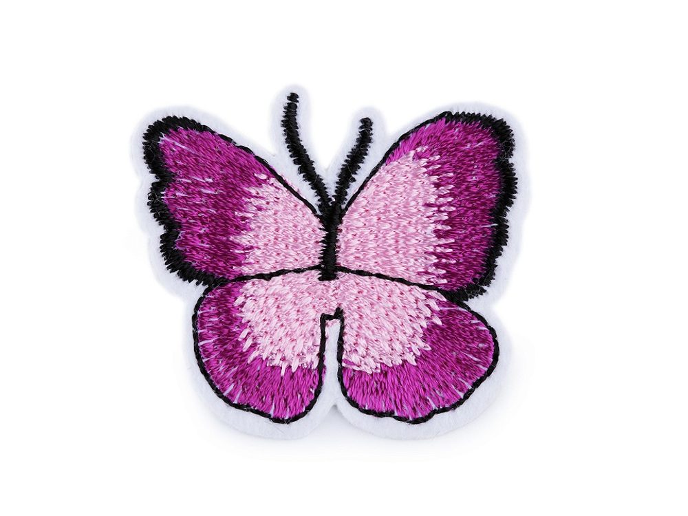 Nažehlovačka motýl - 11 fialovorůžová