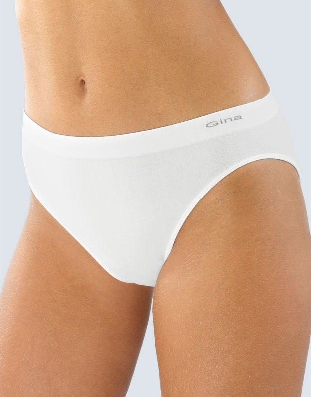 Bezešvé dámské kalhotky - bílá - L/XL