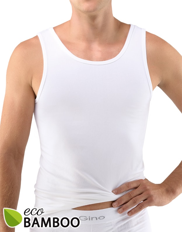 Pánské nátělník Eco Bamboo - bílá - L/XL