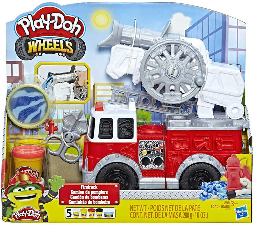 PLAY-DOH Wheels hasičský vůz kreativní set s modelínou a doplňkky