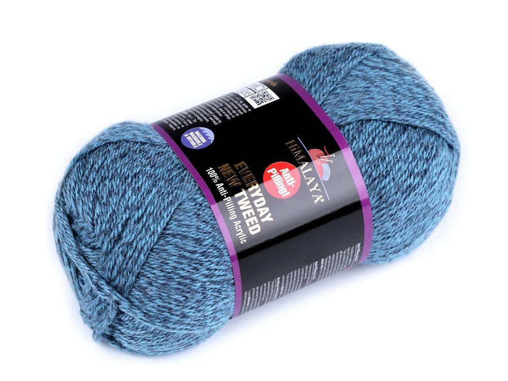 Příze pletací Everyday New Tweed 100 g - 4 (75107) modrá