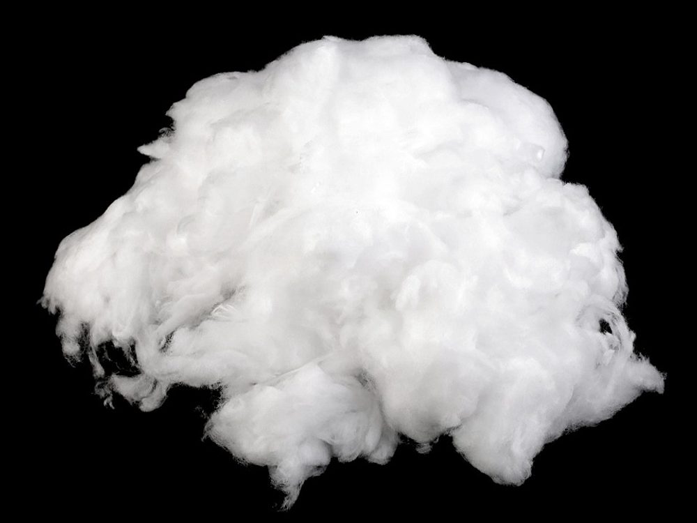 Polyesterová vata VÝPLŇ 1 kg - bílá
