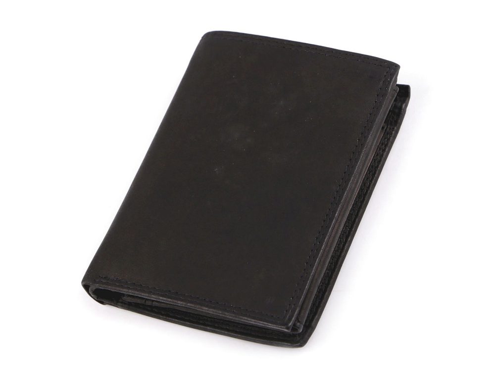 Pánská peněženka kožená - 3 černá