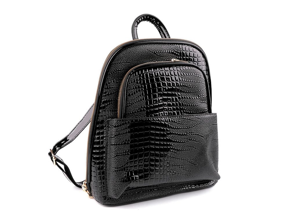 Dámský batoh / kabelka 2v1 27x31 cm - 4 černá