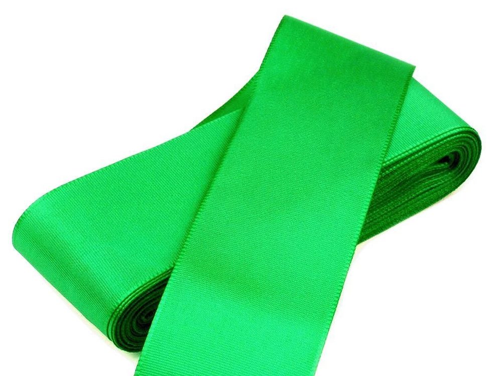Stuha taftová šíře 40 mm návin 10 m - 309 zelená irská