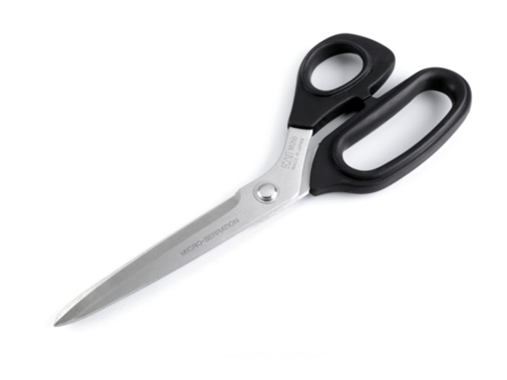 Profesionální Krejčovské Nůžky KAI - Délka 25 cm - černá