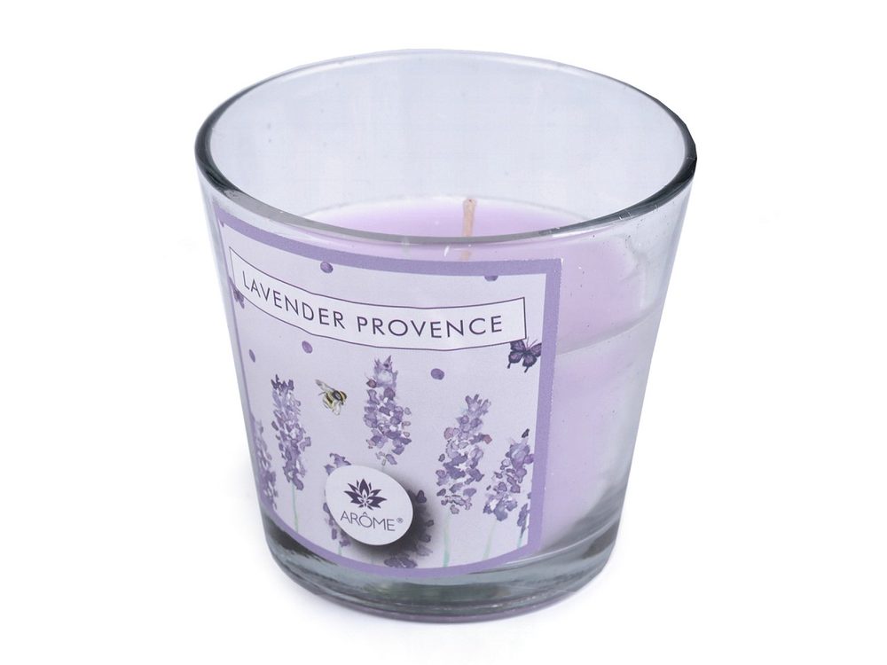 Vonná svíčka ve skle - 2 (lavender provence) levandulová