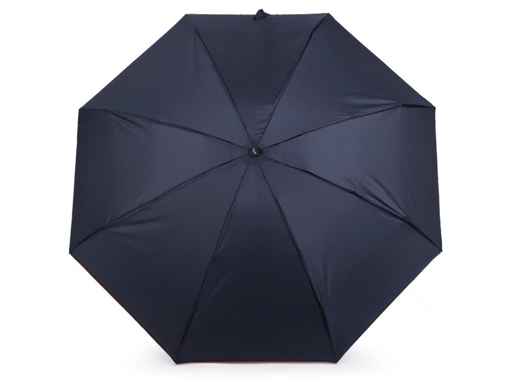 Dámský mini skládací deštník - 2 modrá tmavá bordó