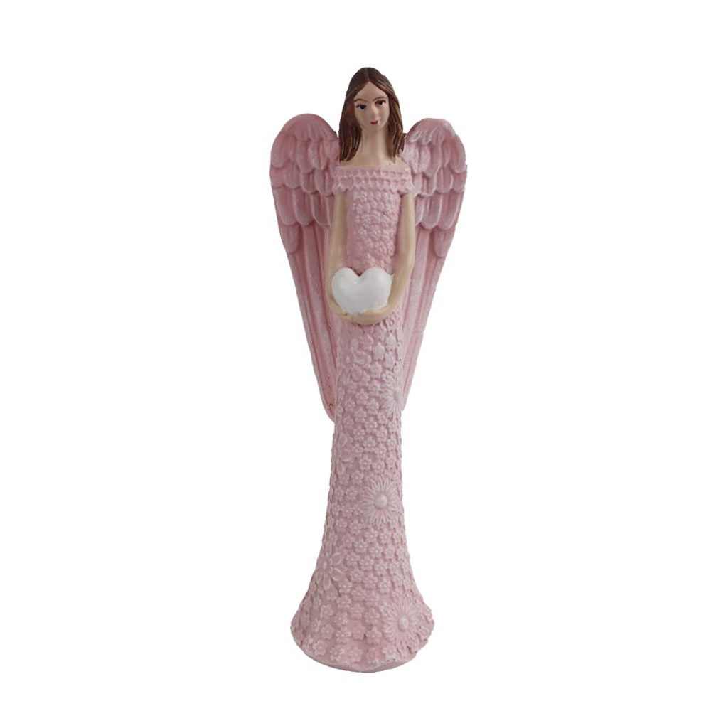 Dekorační anděl X5025/2 - 4,5 x 3 x 14,5 cm