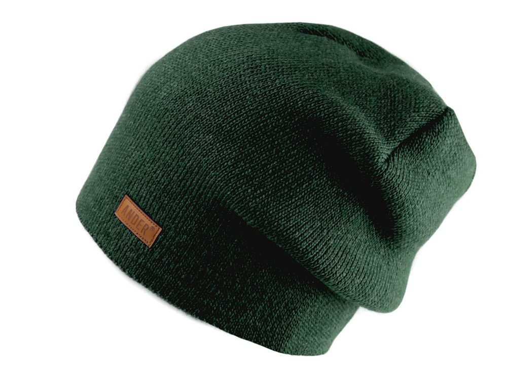 Zimní čepice unisex - 7 zelená