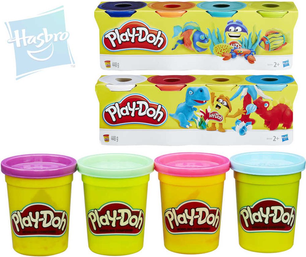 PLAY-DOH Modelína sada 4 kelímky mix barev 3 druhy