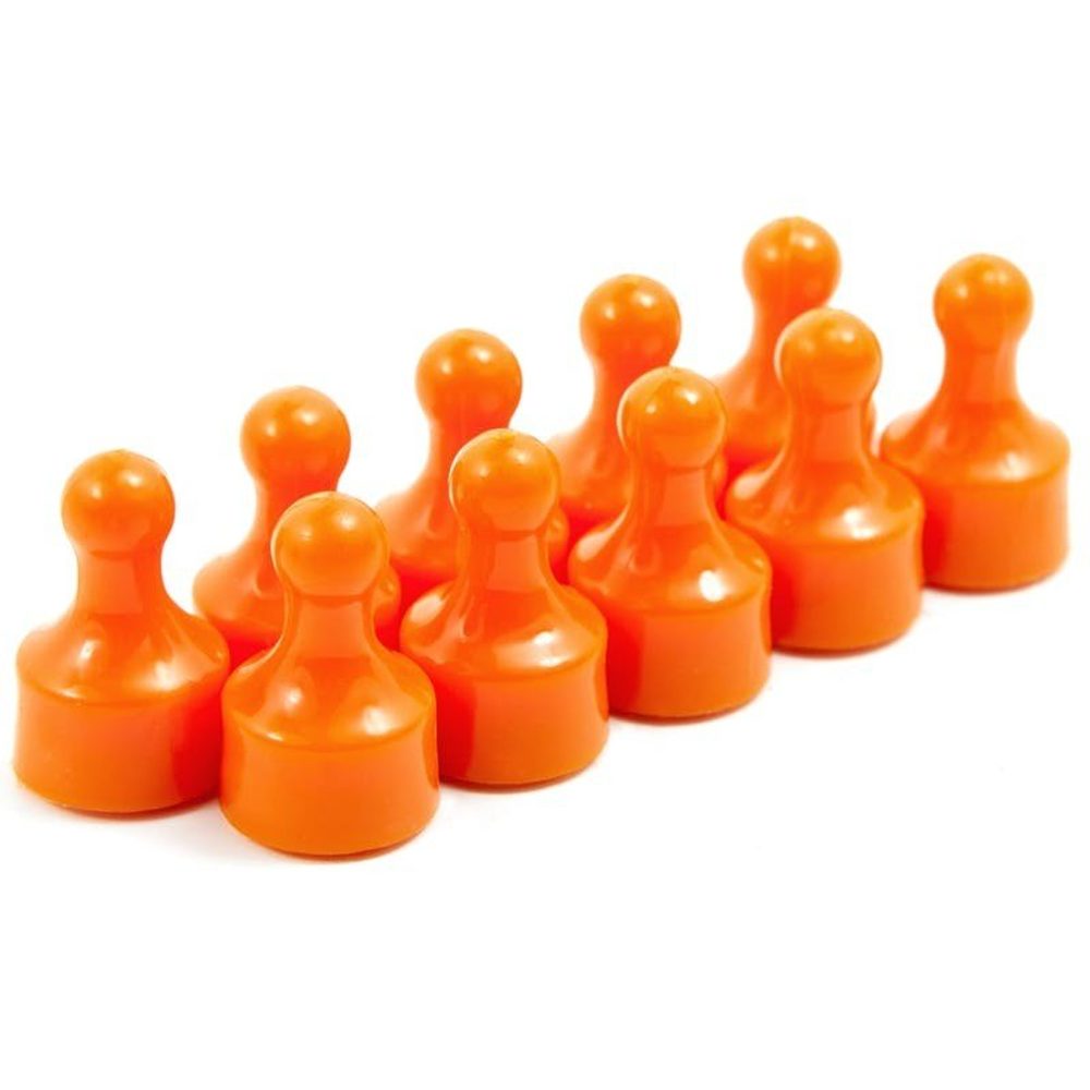 Magnetické figurky M9, sada 10 kusů oranžová