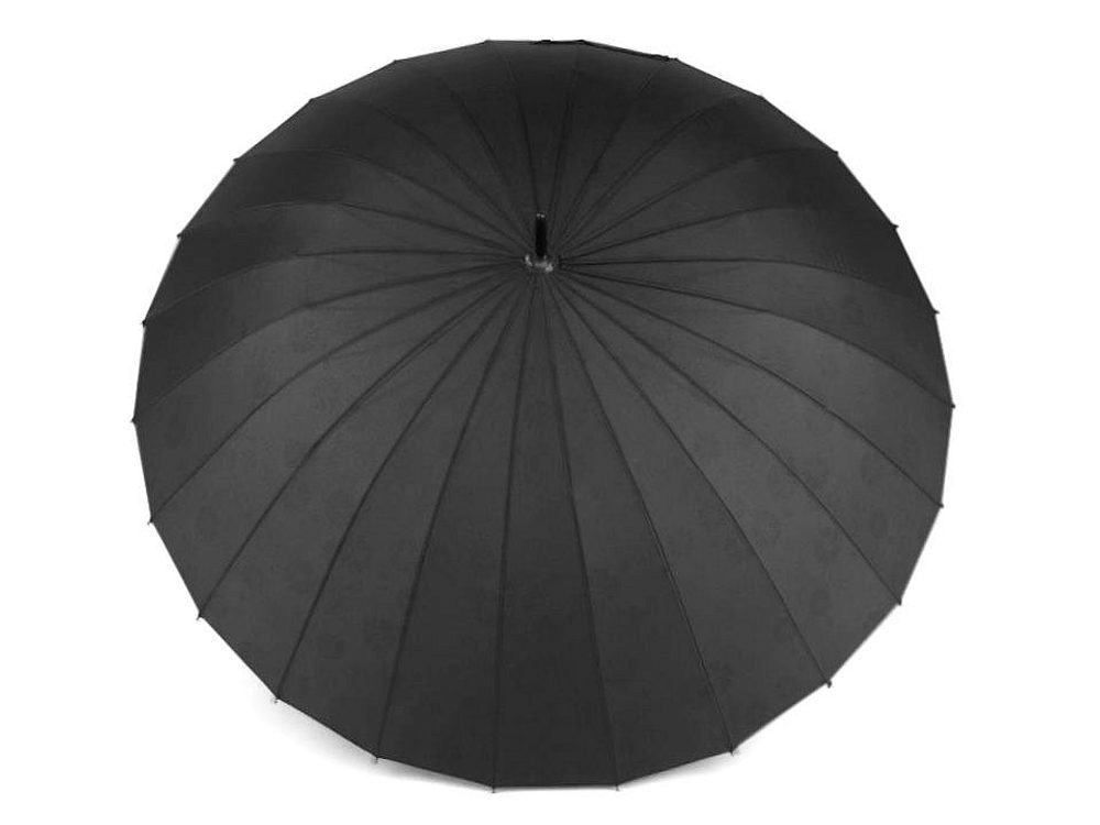 Dámský deštník kouzelný s květy - 16 černá