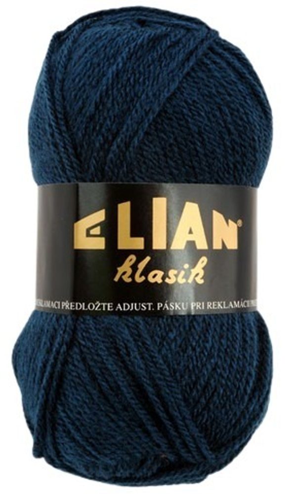 Pletací příze 50 g Elian Klasik - 406 modrá petrolejová