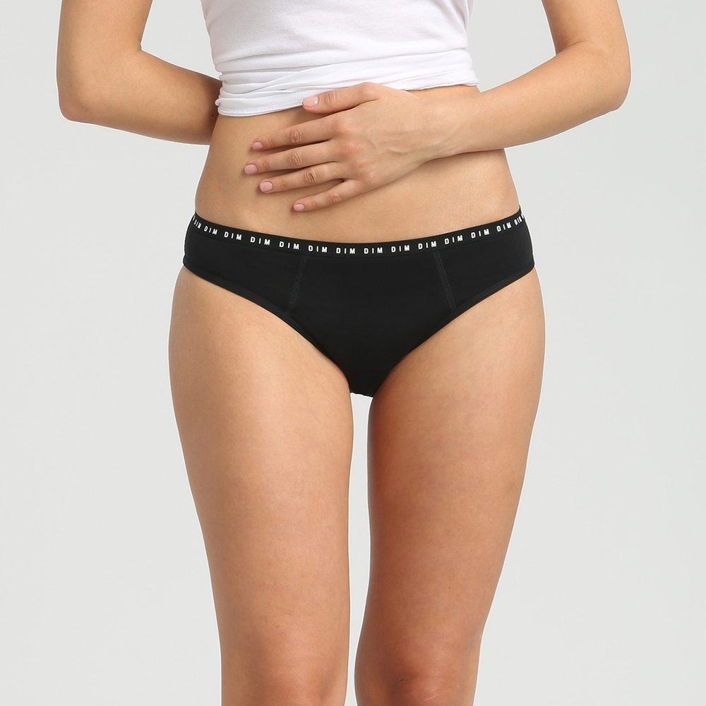 MENSTRUAL SLIP STRONG dámské menstruační kalhotky - černá - XS