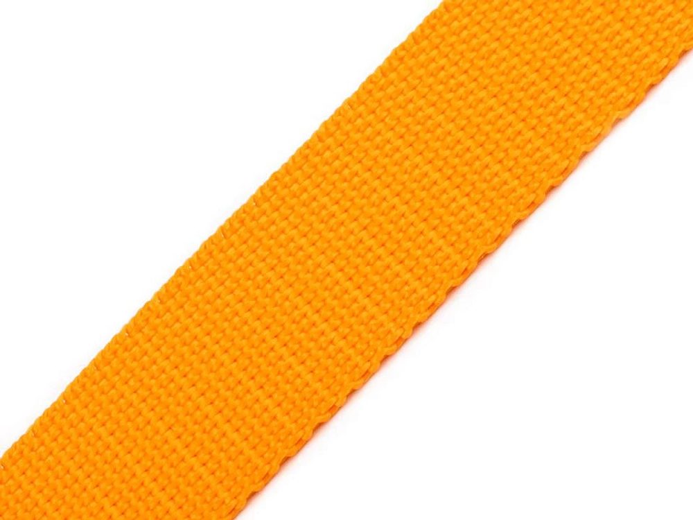 Popruh polypropylénový šíře 30 mm návin 25 METRŮ - 13 oranžovožlutá