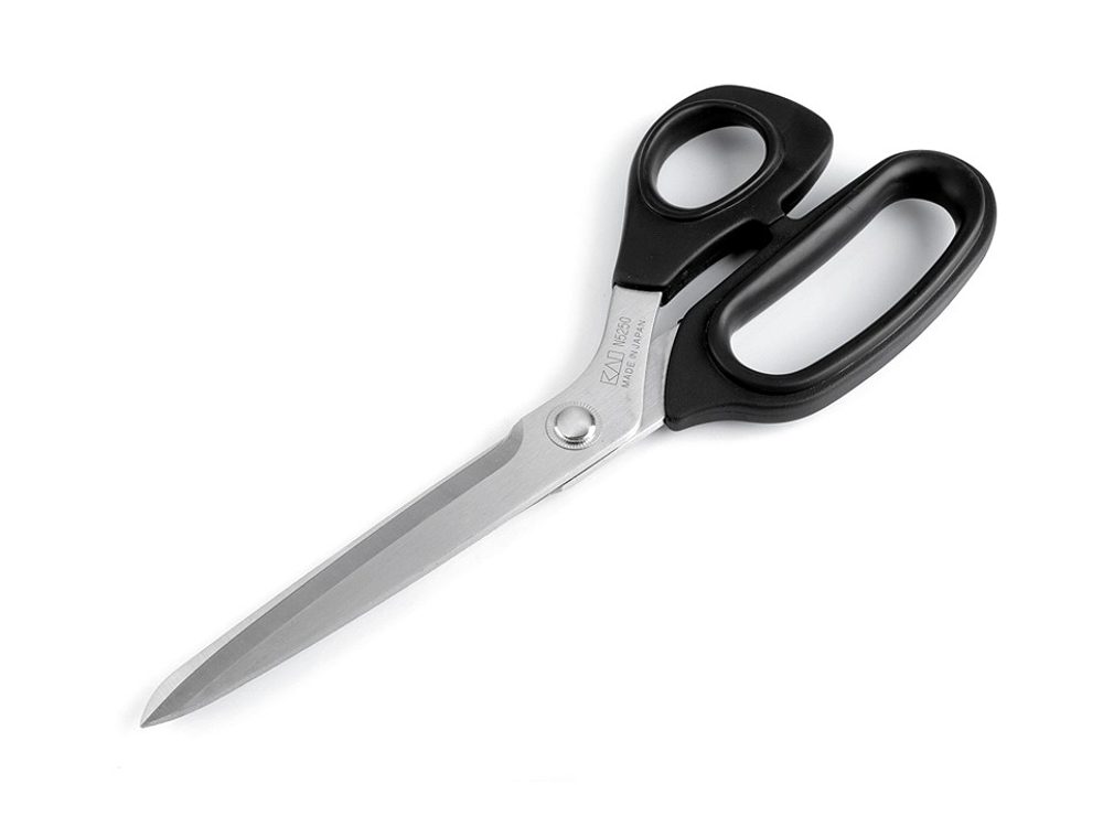 Krejčovské nůžky KAI délka 25 cm - černá
