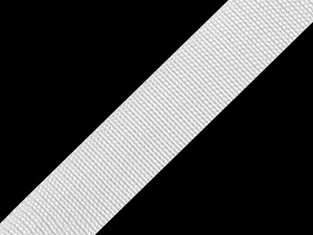 Popruh polypropylénový šíře 25 mm návin 25 METRŮ - 01 bílá