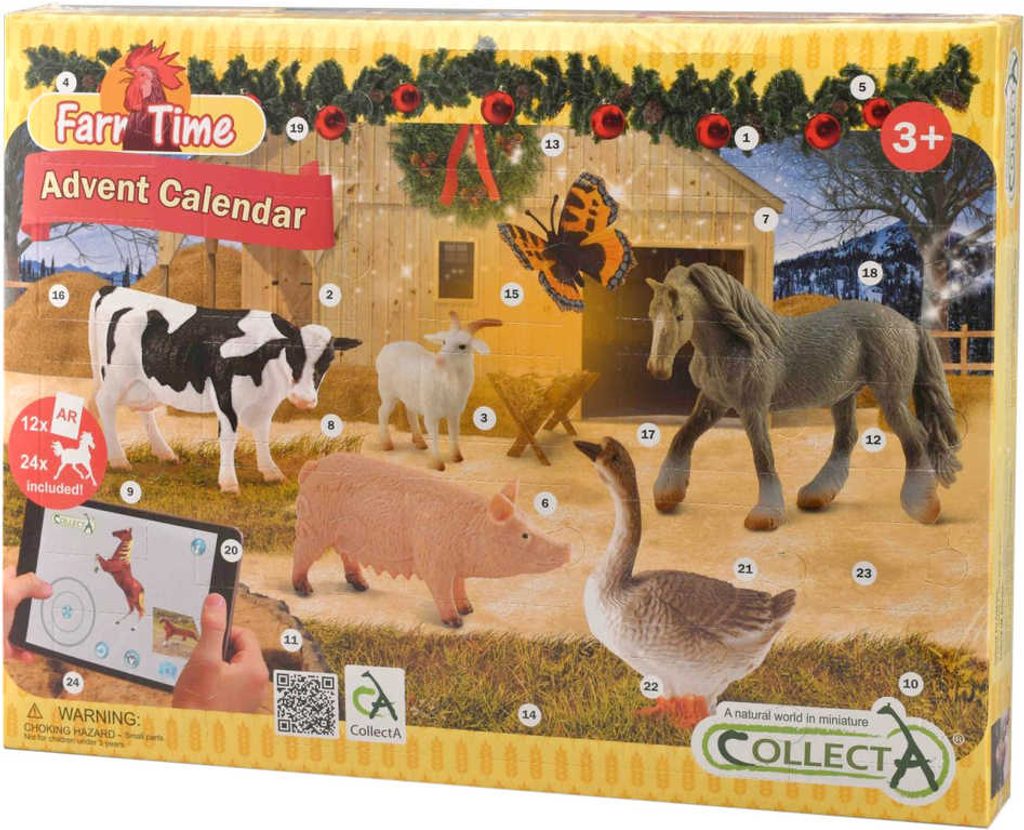 MAC TOYS Kalendář adventní farma a koně interaktivní 40x30cm Mac Toys  Bexis.sk