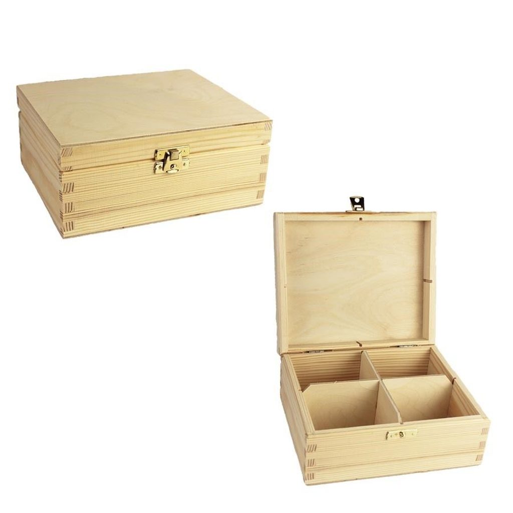 Dřevěná krabička na čaj 097036 - 180x155x78 Morex Bexis.sk