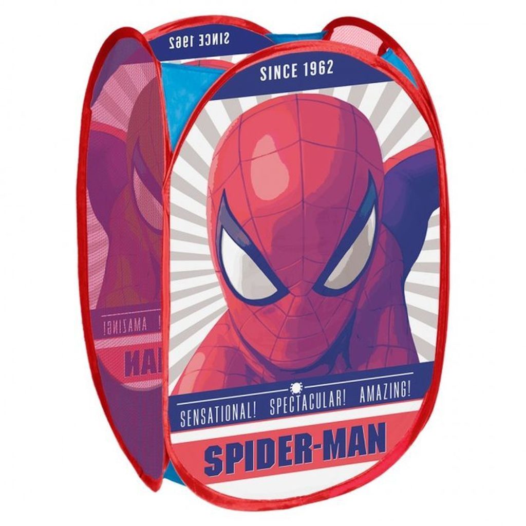 Koš na hračky Spiderman Polyester, 36x36x58 cm - Seven - BEXIS.cz