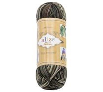 Příze ARTISAN Šedá,Černá,Khaki 9014 100g / 420 m