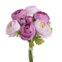 Ranunculus pryskyřník svazek - fialovorůžová + růžová s krémovým středem