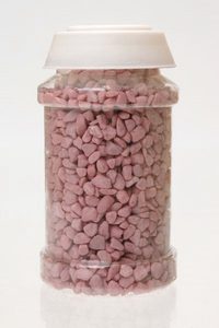 Barevné dekorační kamínky 500 g růžová světlá