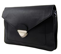 Crossbody taštička ve stylu psaní H0356 černá