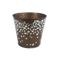 Květináč plechový K4271/2 - dia 14,5 x 13 cm