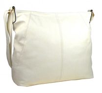 Velká crossbody kabelka AB007 krémová