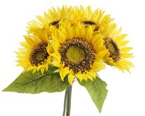 Umělá kytice slunečnice 25 cm