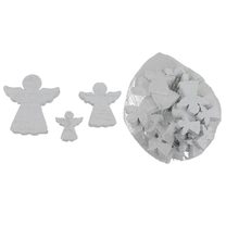 Dekorace anděl, 24 ks D6400-01 -  6 cm