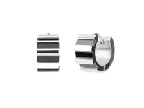 Náušnice z nerezové oceli kroužky