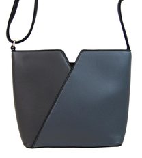 Dámská vyztužená crossbody kabelka F009 šedá
