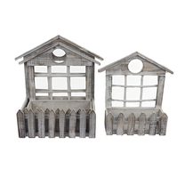 Obal s plastem k osázení DOMEČEK sada, 3 ks D6165 - 31,5cm