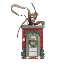 Vánoční dekorace k zavěšení X7388 - 6 × 1.5 × 9 cm