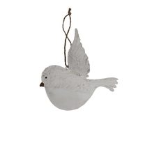 Dekorace ptáček K4083/2 - 13,5 × 7 x 14 cm