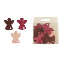 Anděl dekorační, 12ks D3221 - 4 cm