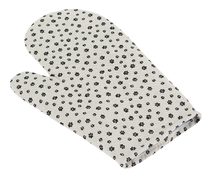 Kuchyňská chňapka - chňapka 28x18 cm tapičky černé