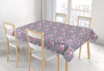 Ubrus ADÉLA - 120x140 cm Květy růže růžová