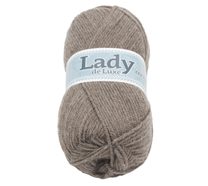Příze LADY de Luxe - 100g / 238 m šedá