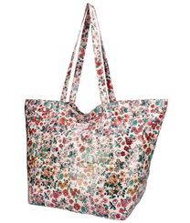 Sweet & Candy Velká plážová taška s potiskem květin W857-9 M1