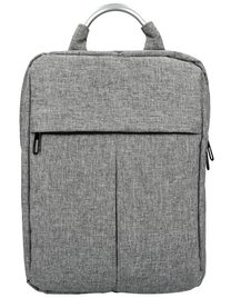 Šedý batoh pro notebook 15,6 palce, USB, UNI