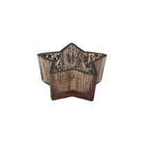 Dekorační svícen hvězda S0508/1 - 8×0×3 cm