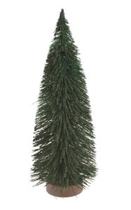 Vánoční dekorace stromeček 24 cm - zelená
