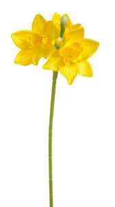 Umělý narcis 36 cm - žlutá