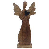 Anděl mango srdce O0331/2 - 19 × 5 × 42 cm