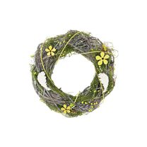 Věnec s dekoracemi P1131 - dia 24 x 6.5 cm