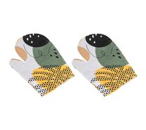 Kuchyňská chňapka - 2ks Béžová,Khaki,Bílá CH/232 28x18 cm